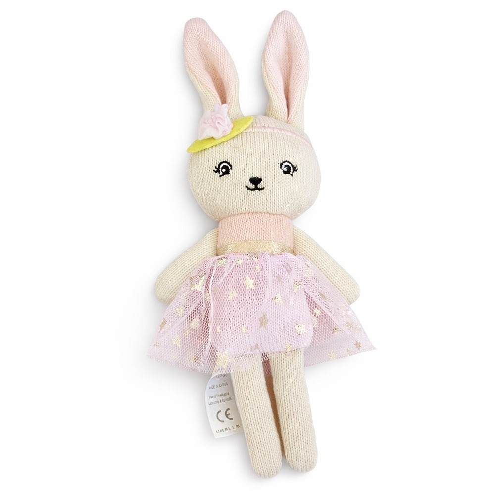 American Girl Bitty Baby Bitty Bunny Easter Plush Pink Tulle Dress Toy